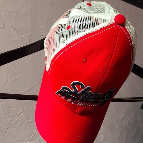 Shady Original Eminem Red + White baseball cap snapback Authentic Merch Vintage - Picture 4 of 10